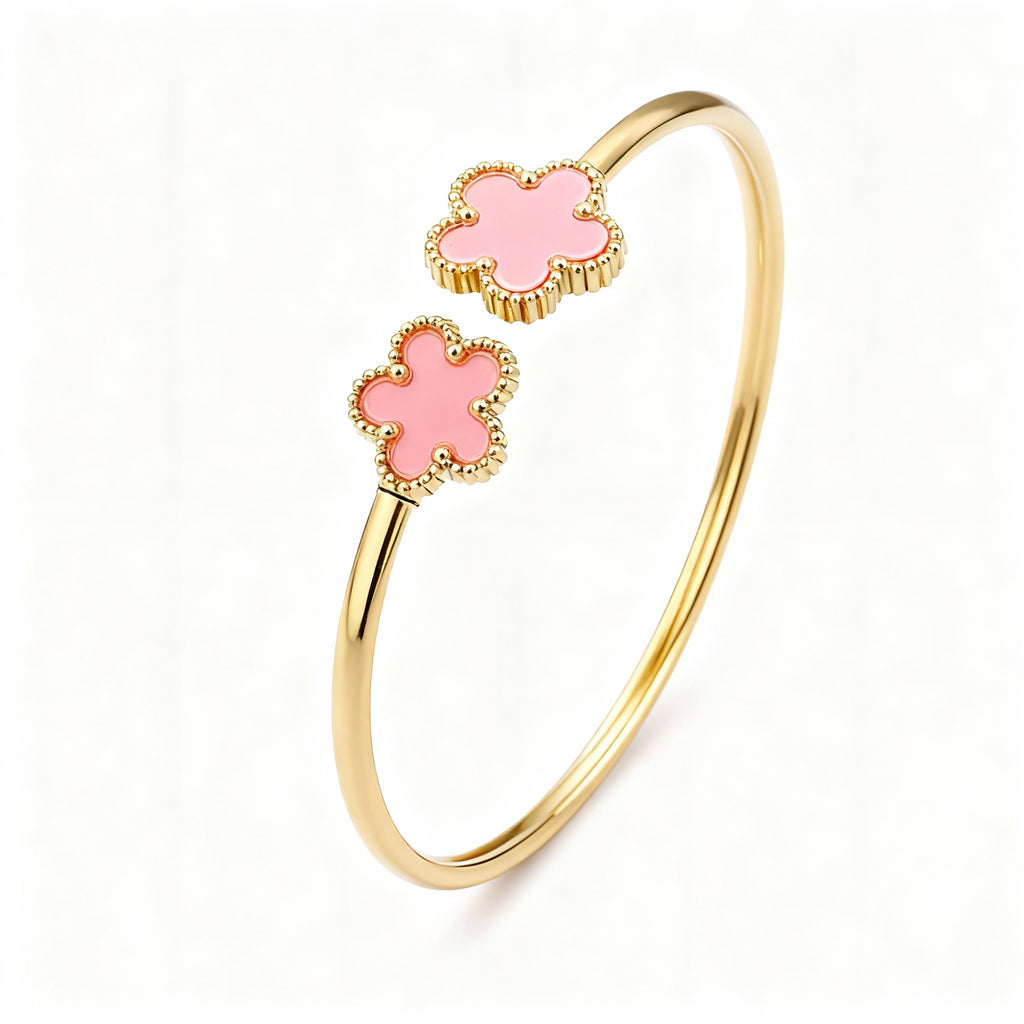 Bracelet Jonc Femme – Éclat de Fleur