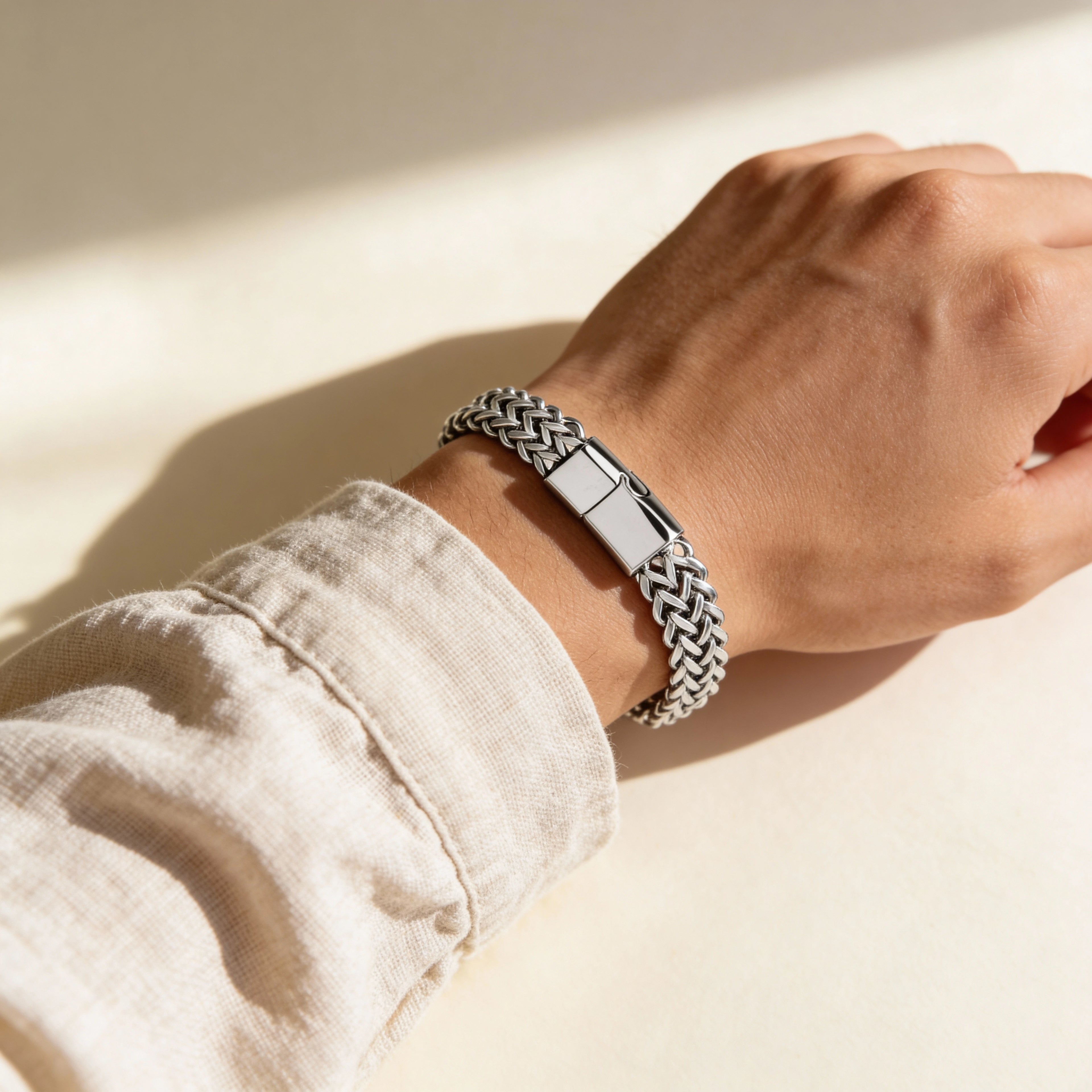 Bracelet Homme Argent Charme