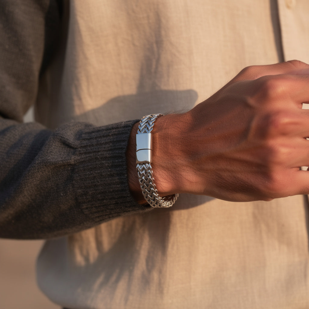 Bracelet Homme Argent Charme