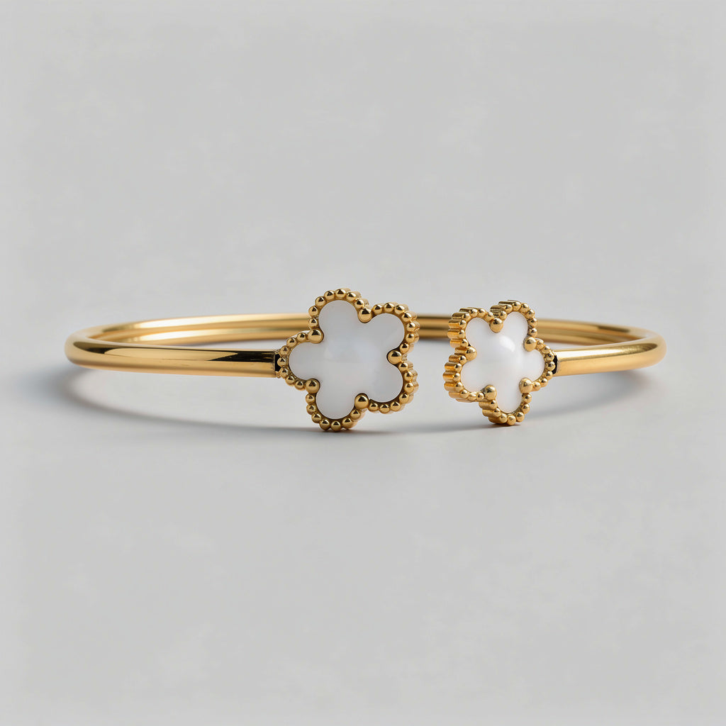 Bracelet Jonc Femme – Éclat de Fleur