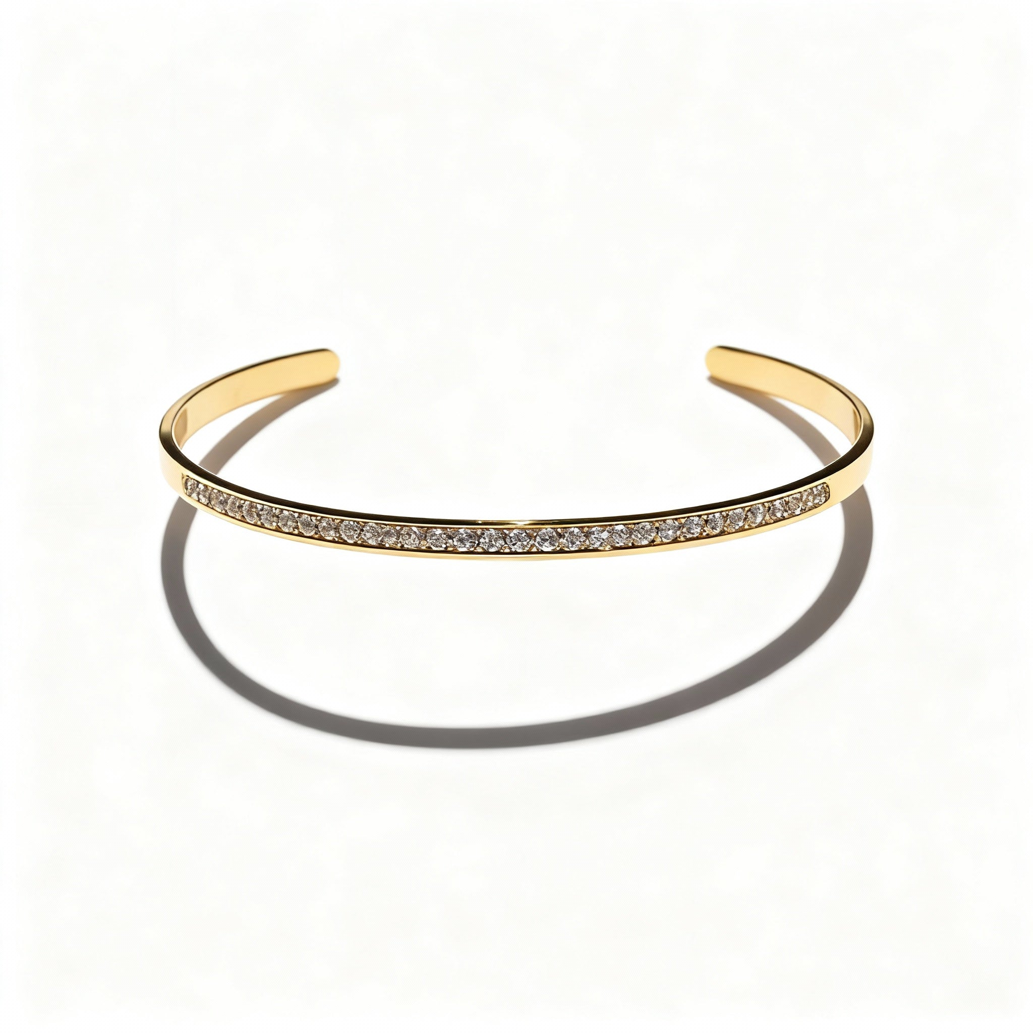 Bracelet jonc scintillant pour femme