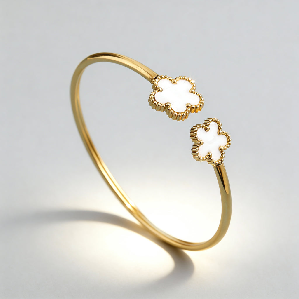 Bracelet Jonc Femme – Éclat de Fleur