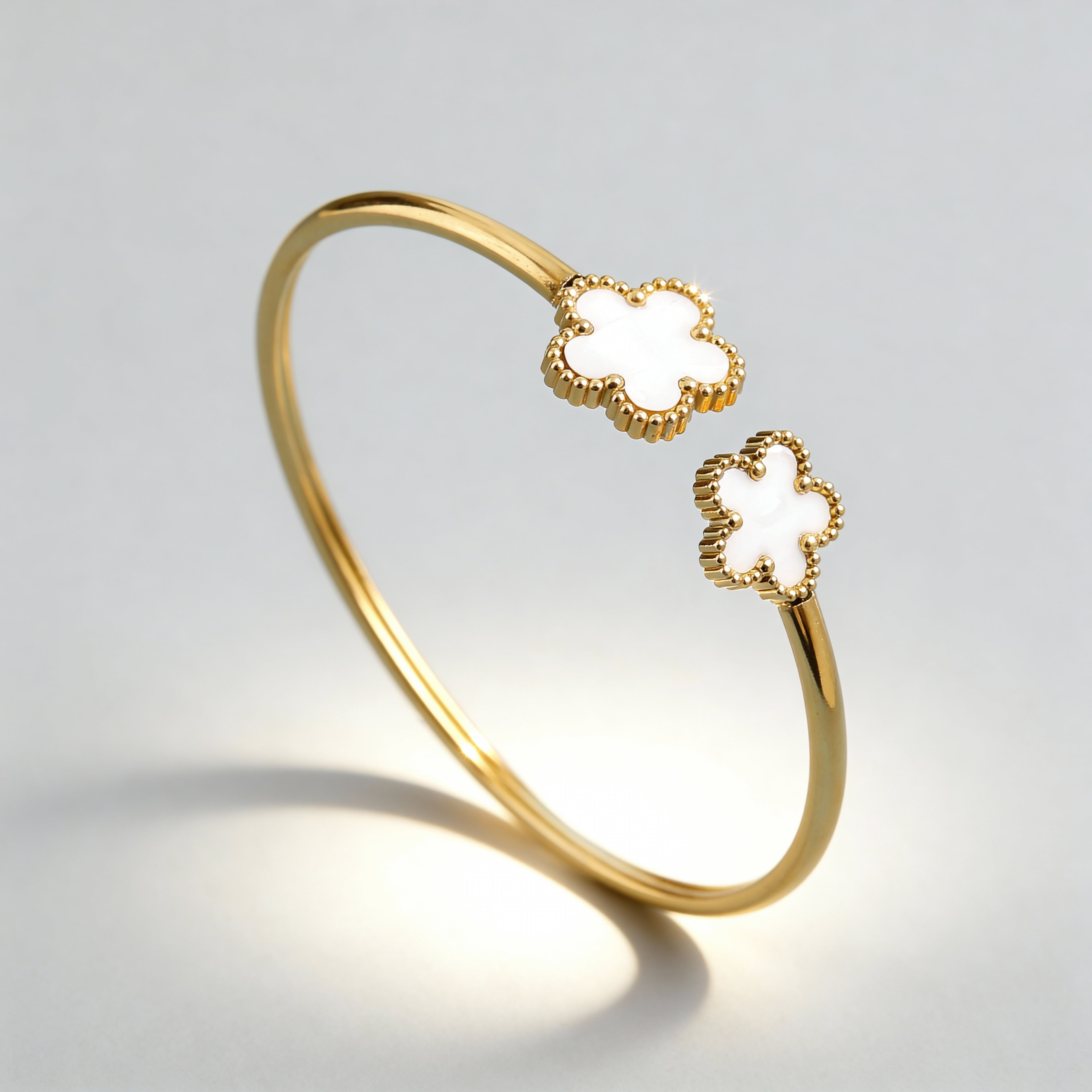 Bracelet Jonc Femme – Éclat de Fleur