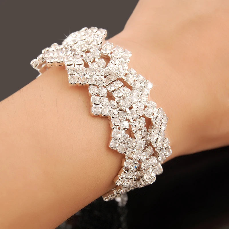 Bracelet Argent Zircon Royal
