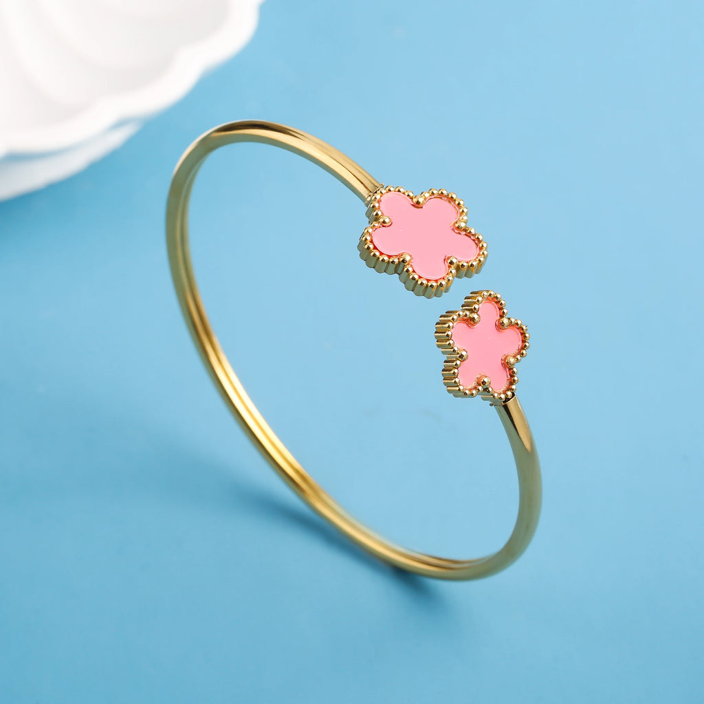 Bracelet Jonc Femme – Éclat de Fleur