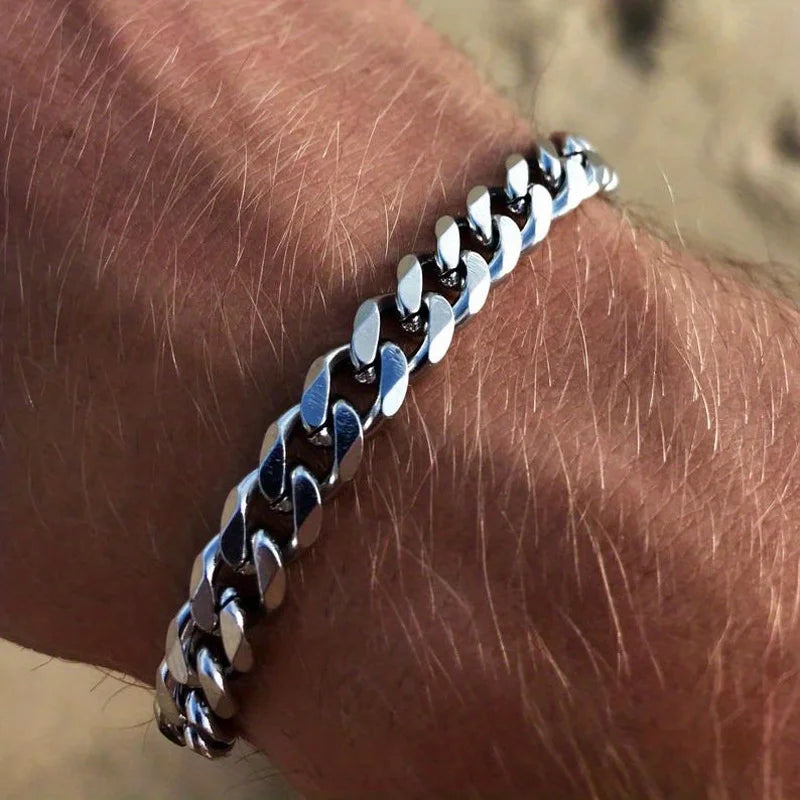 Bracelet élégant en argent pour homme