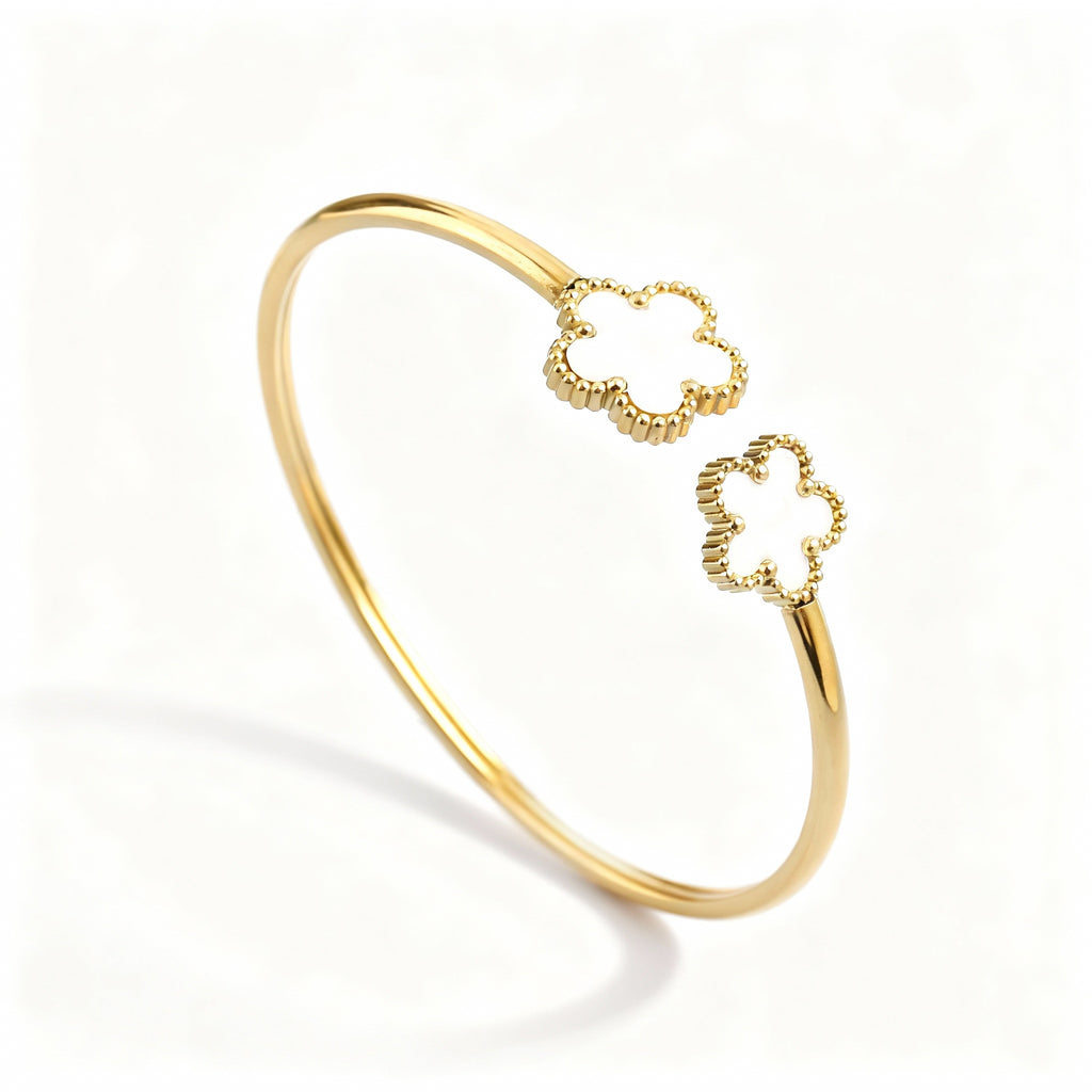 Bracelet Jonc Femme – Éclat de Fleur