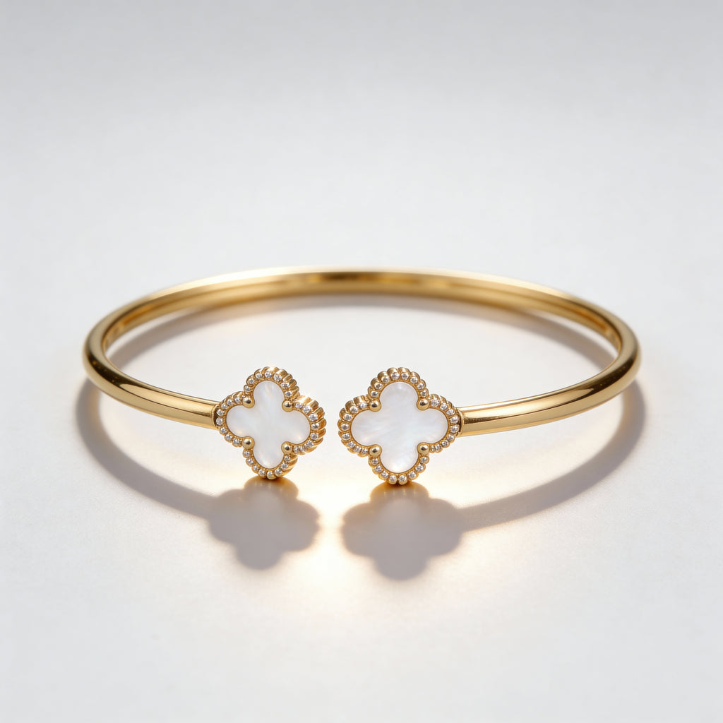 Bracelet Jonc Femme – Éclat de Fleur