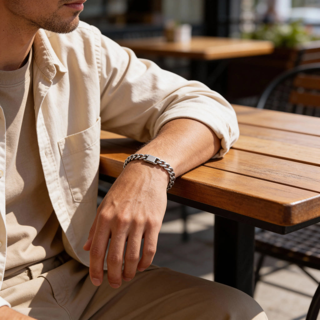 Bracelet Argent 925 Homme & Femme – Éternel